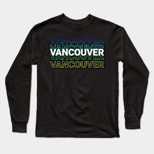 Vancouver - Kinetic Style Long Sleeve T-Shirt